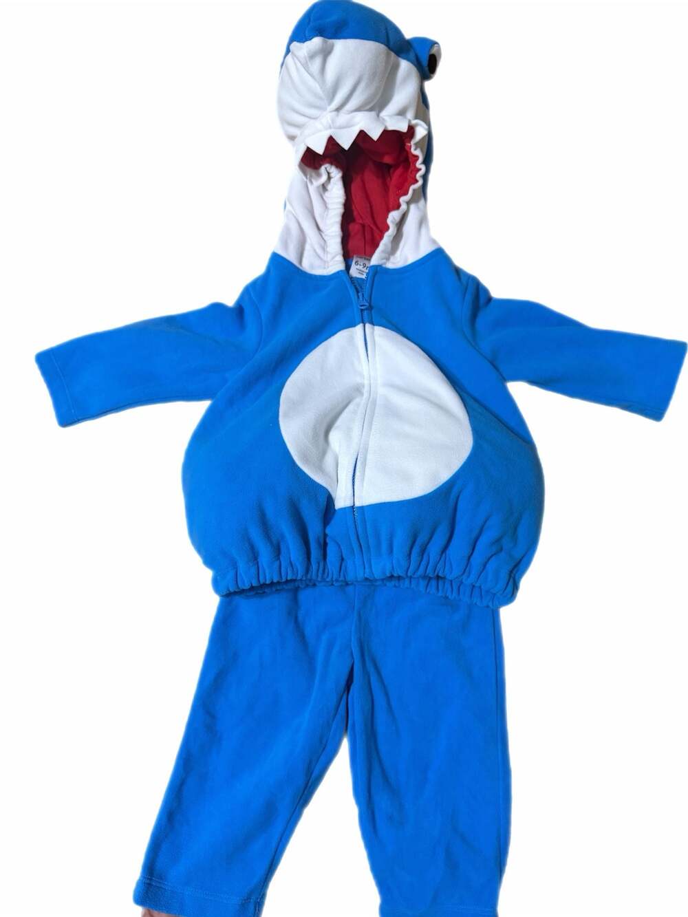 6/9 mos Halloween Costume Carter's Baby Blue Shark 2-Piece Set
